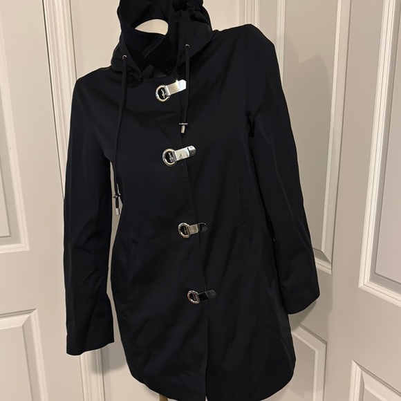 Michael Kors Jackets & Blazers - Michael Kors Black Trench Coat Classic Tailored Design